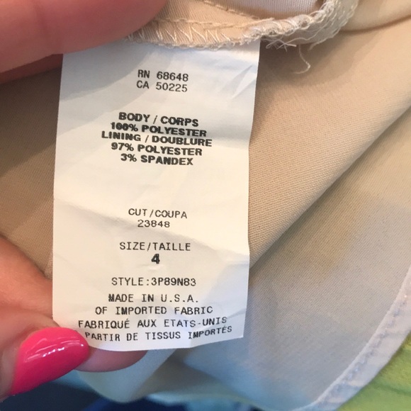 ABS pleated yellow dress - Picture 5 of 7